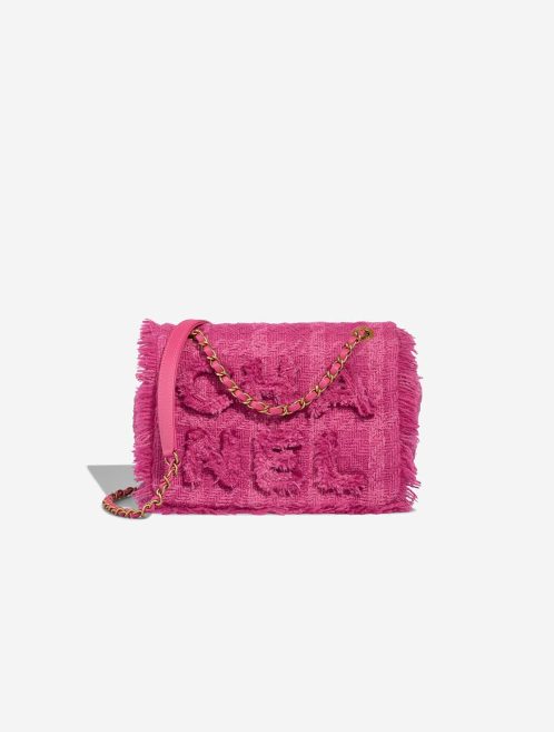 Chanel Flap Bag Small Wool Pink Front | Sell your designer bag