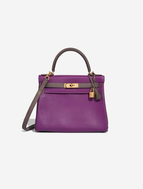 Hermès Kelly HSS 28 Evercolor Anemone / Étoupe Front | Sell your designer bag