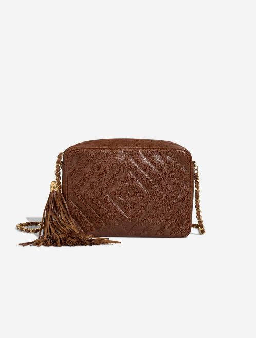 Chanel Camera Bag Caviar Brown Front | Sell your designer bag