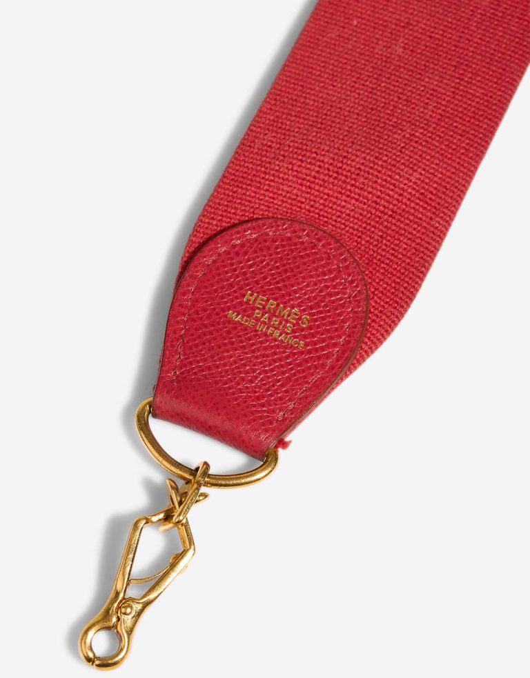 Hermès Kelly Strap Box / Canvas Rouge Vif Closing System | Sell your designer bag