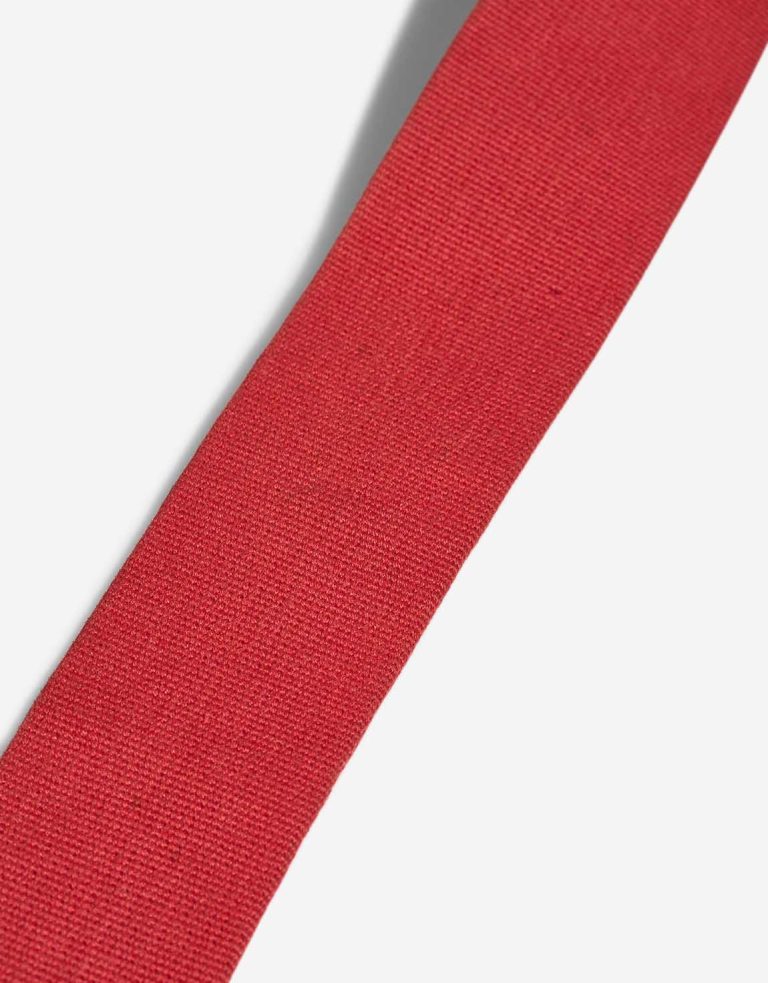 Hermès Kelly Strap Box / Canvas Rouge Vif Signs of wear | Sell your designer bag