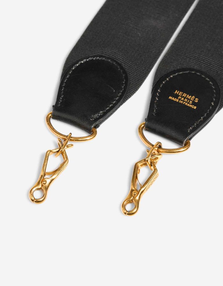 Hermès Kelly Strap Canvas / Box Black Logo | Sell your designer bag