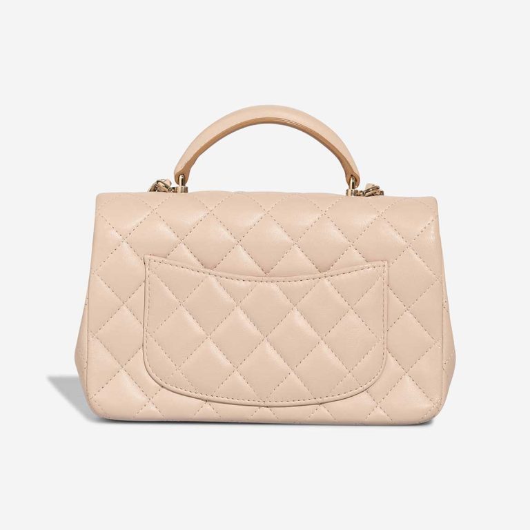 Chanel Timeless Handle Mini Rectangular Lamb Beige / Écru | Sell your designer bag