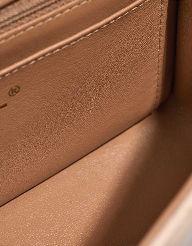 Chanel Timeless Handle Mini Rectangular Lamb Beige / Écru Signs of wear | Sell your designer bag