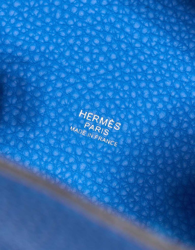 Hermès Picotin 22 Taurillon Clémence Bleu Hydra Logo | Sell your designer bag