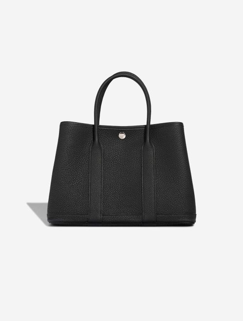 Hermès Garden Party 30 Veau Négonda Black Front | Sell your designer bag