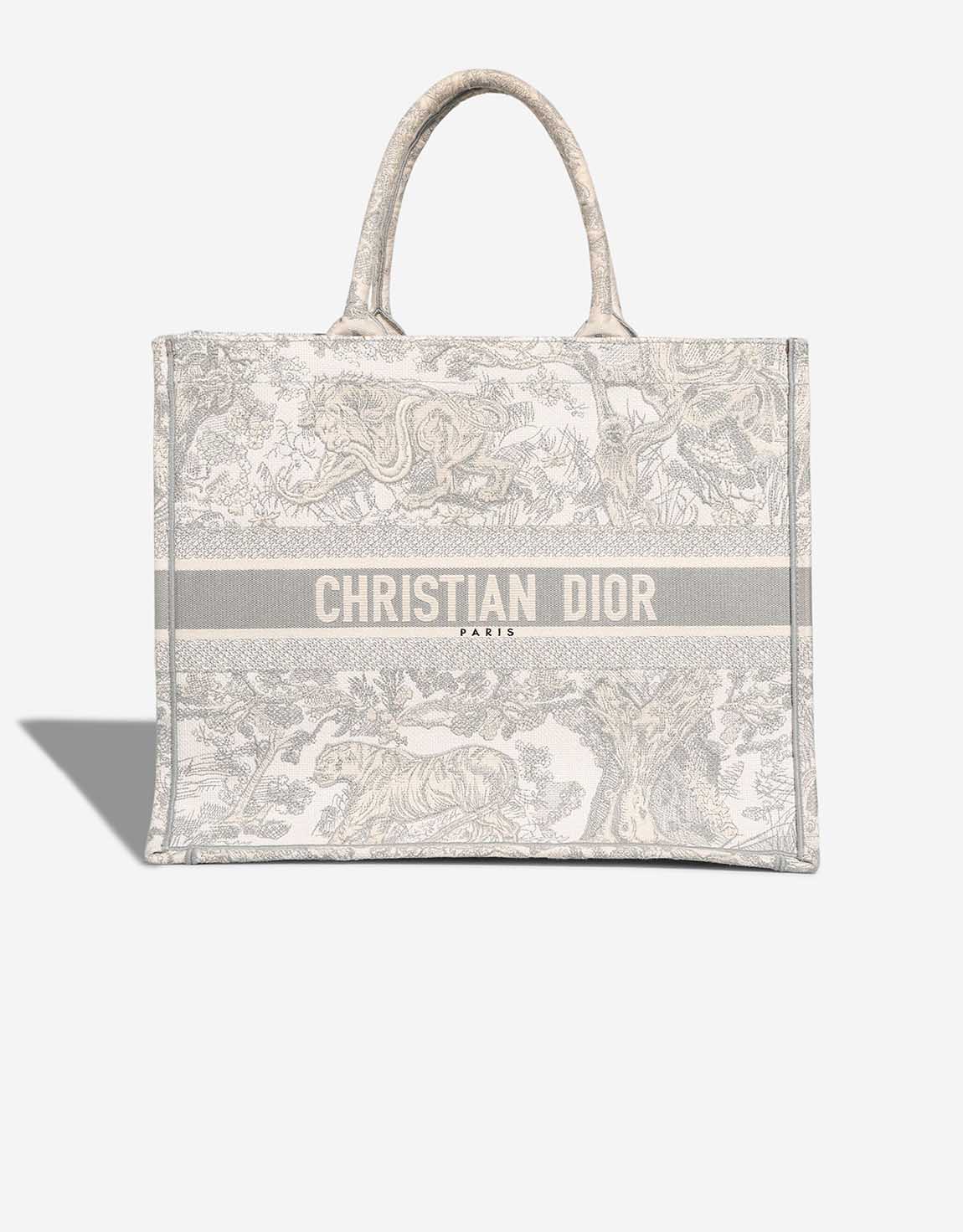 Dior Book Tote Large Canvas Beige / Grey | SACLÀB