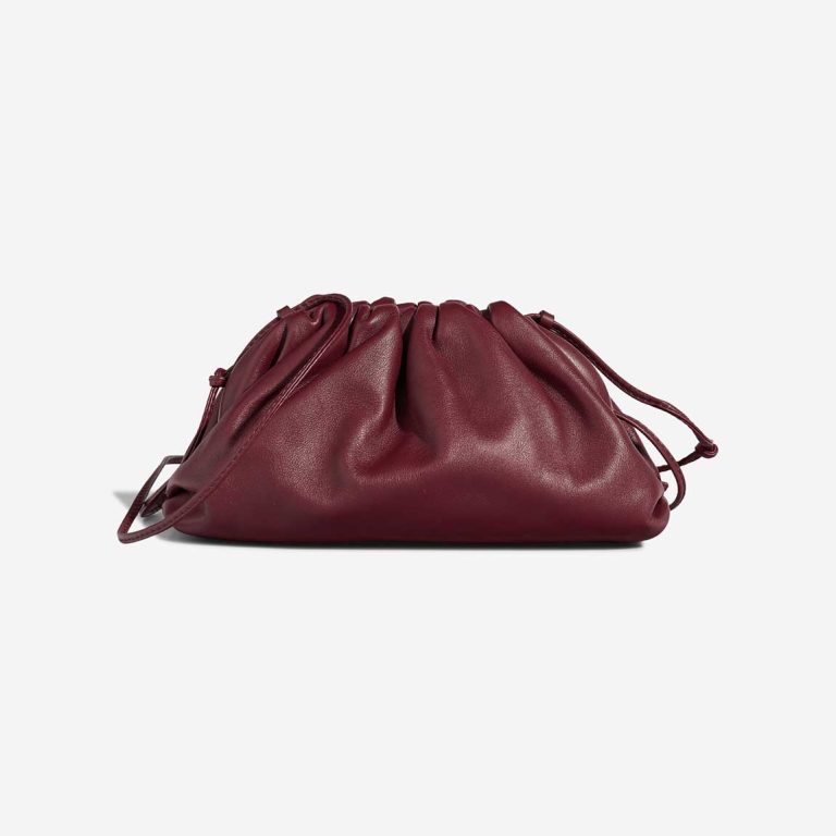 Bottega Veneta Pouch Mini Calf Burgundy Front | Sell your designer bag