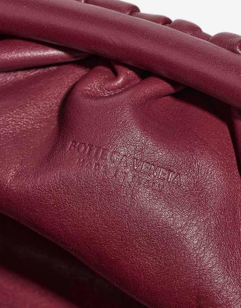 Bottega Veneta Pouch Mini Calf Burgundy Logo | Sell your designer bag