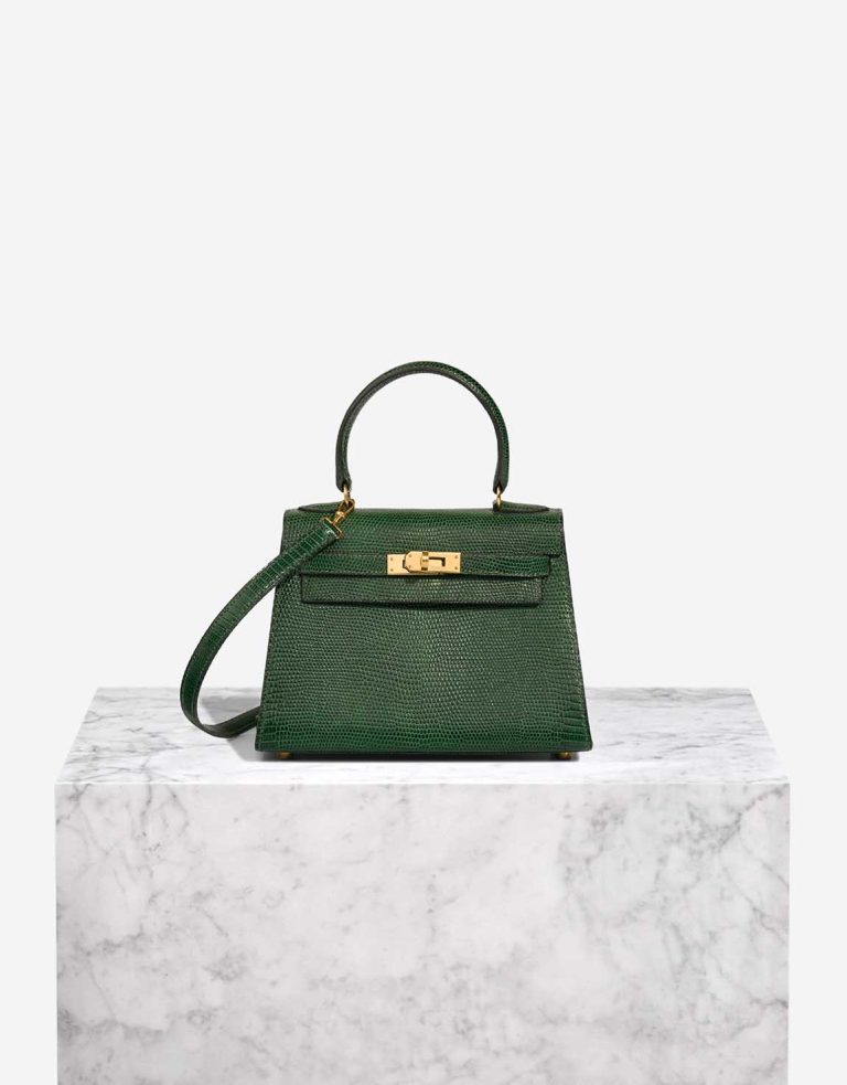 Hermès Kelly Mini Niloticus Lizard Vert Émeraude Front | Sell your designer bag