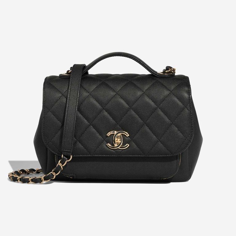 Chanel Business Affinity Small Caviar Black Front | Sell your designer bag