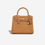 Hermès Kelly 25 Togo Sable Naturel Front | Sell your designer bag
