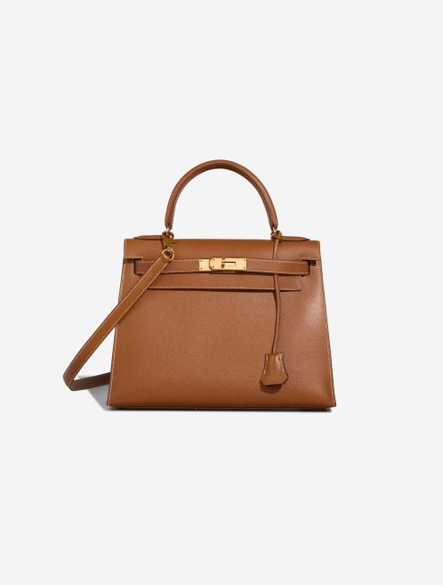 Hermès Kelly 28 Courchevel Gold Front | Sell your designer bag