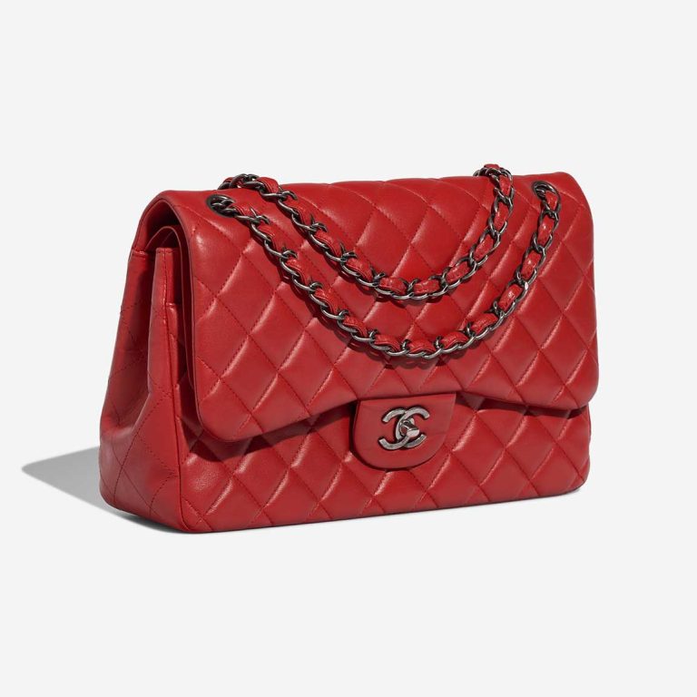 Chanel Timeless Jumbo Lamb Red | Sell your designer bag