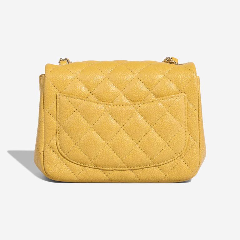 Chanel Timeless Mini Square Caviar Yellow | Sell your designer bag