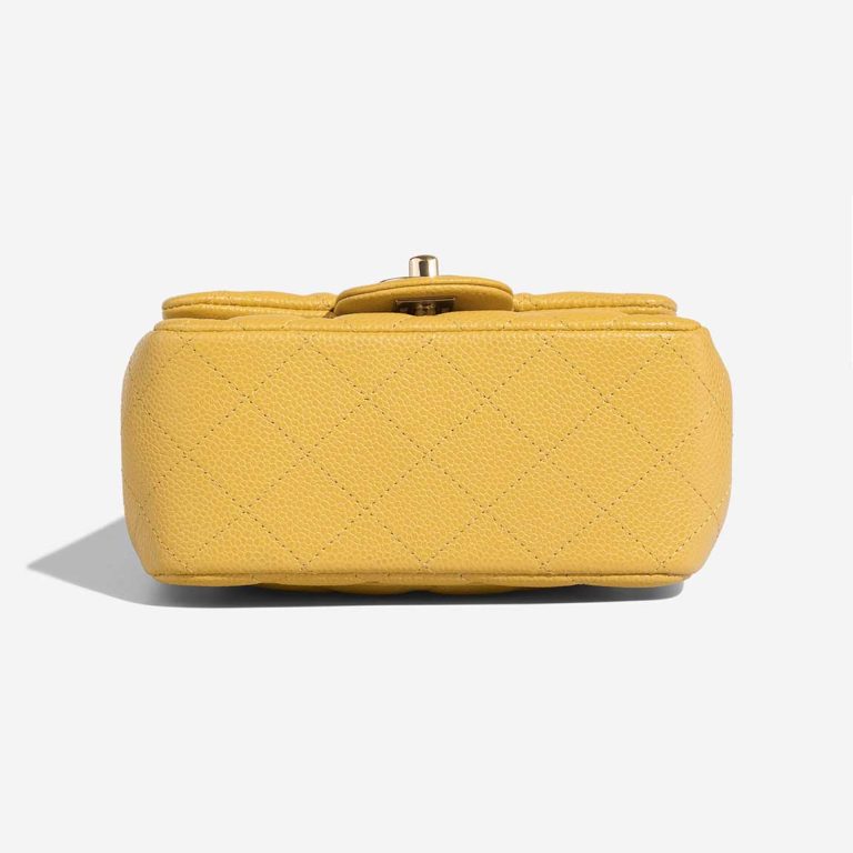Chanel Timeless Mini Square Caviar Yellow | Sell your designer bag