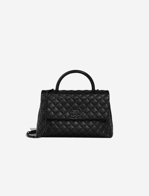 Chanel Timeless Handle Large Caviar So Black Front | Sell your designer bag