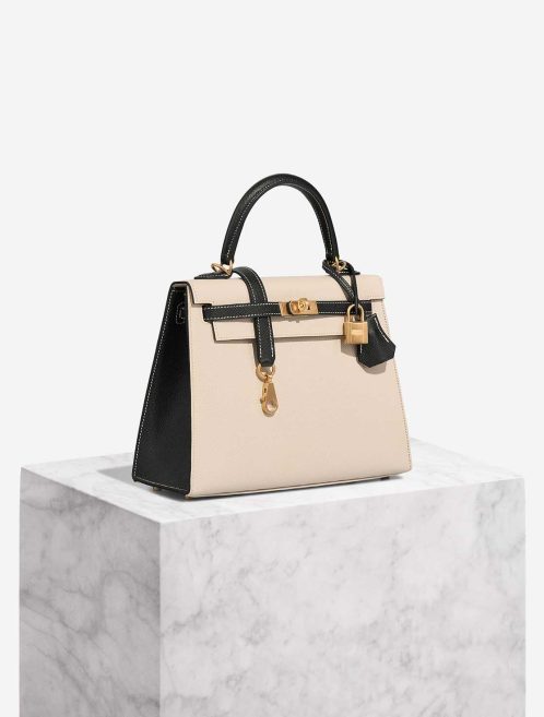 Hermès Kelly HSS 25 Epsom Black / Craie Front | Sell your designer bag