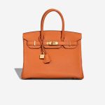 Hermès Birkin 30 Togo Orange  Front | Sell your designer bag
