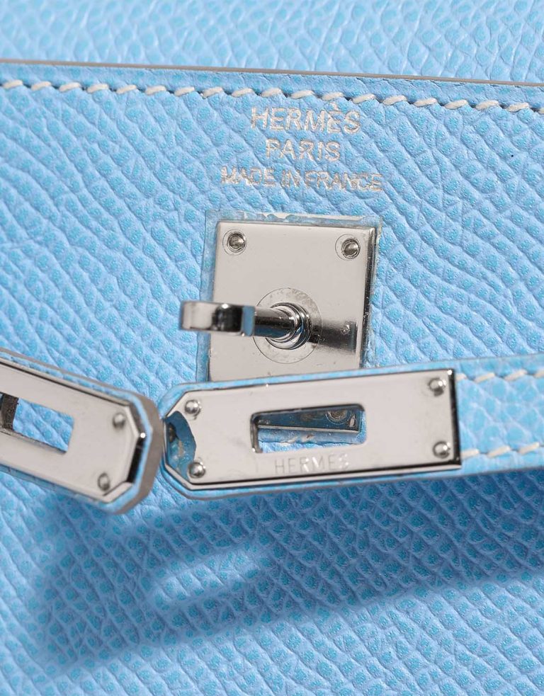 Hermès Kelly Micro Epsom Bleu Céleste Logo | Sell your designer bag