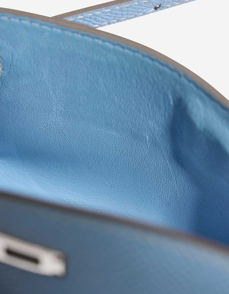 Hermès Kelly Micro Epsom Bleu Céleste Signs of wear | Sell your designer bag
