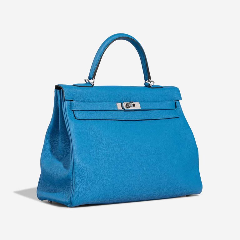 Hermès Kelly 35 Taurillon Clémence Bleu Zanzibar | Sell your designer bag
