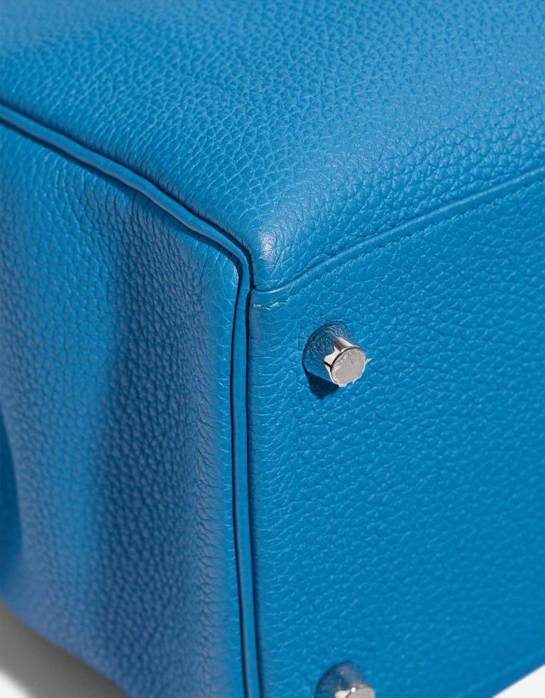 Hermès Kelly 35 Taurillon Clémence Bleu Zanzibar Signs of wear | Sell your designer bag