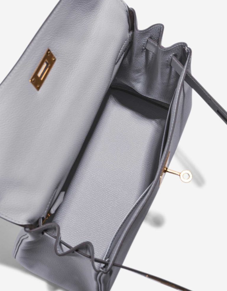 Hermès Kelly 28 Evercolor Bleu Glacier Inside | Sell your designer bag