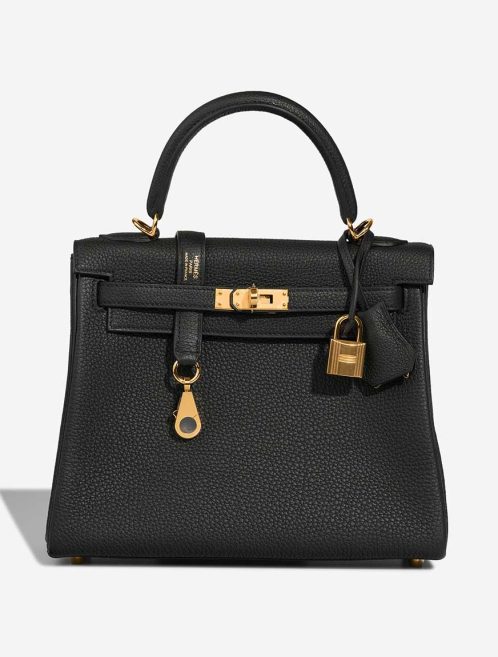 Hermès Kelly 25 Togo Black Front | Sell your designer bag