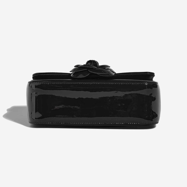 Chanel Camellia Flap Bag Small Patent Black | Sell your designer bag