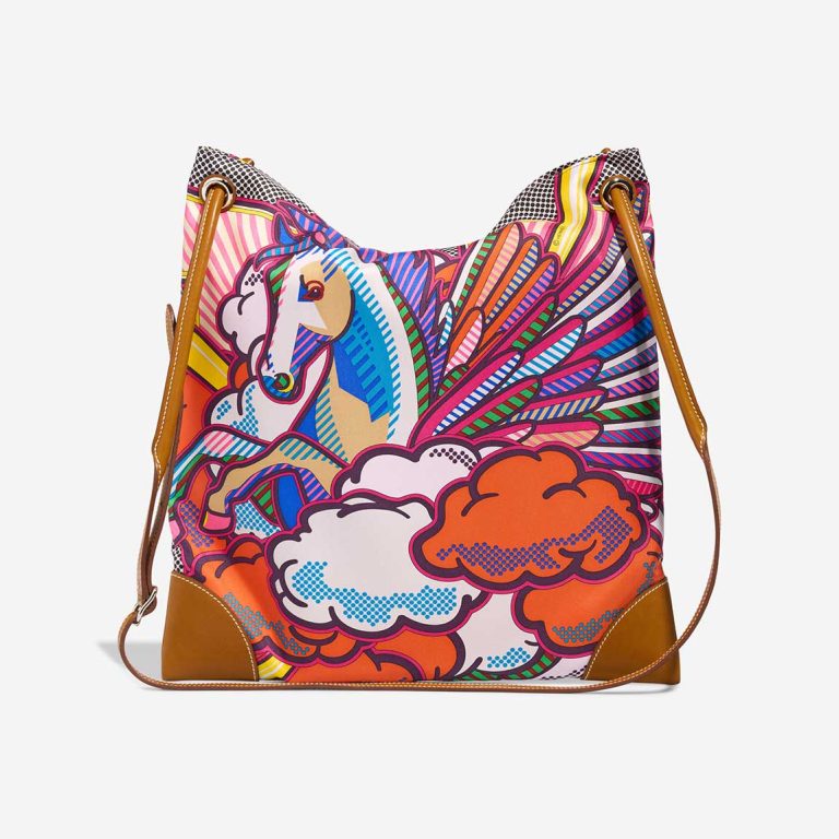Hermès Silky City 33 Silk / Barenia Fauve / Multicolour | Sell your designer bag
