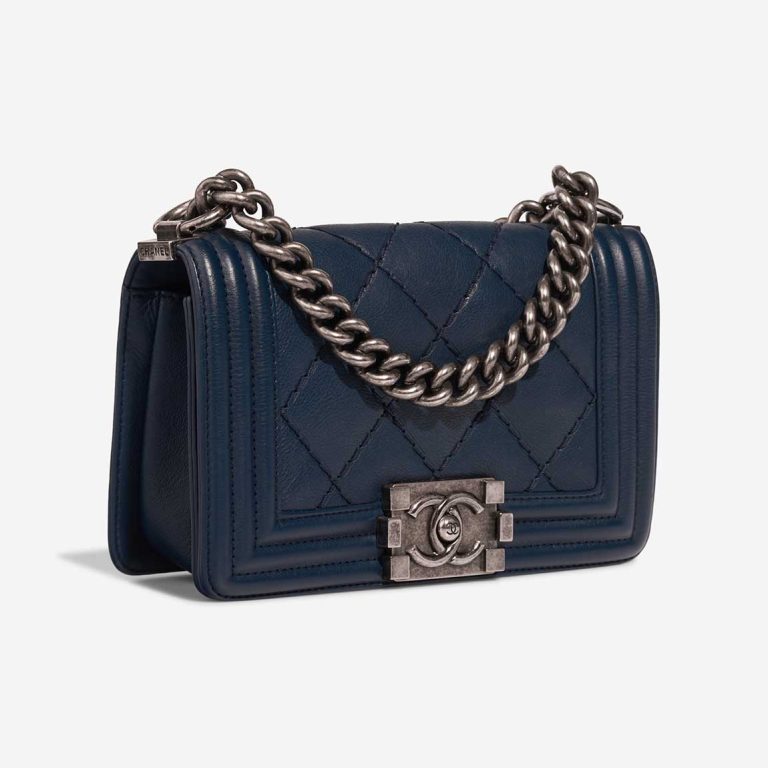 Chanel Boy Small Lamb Dark Blue | Sell your designer bag