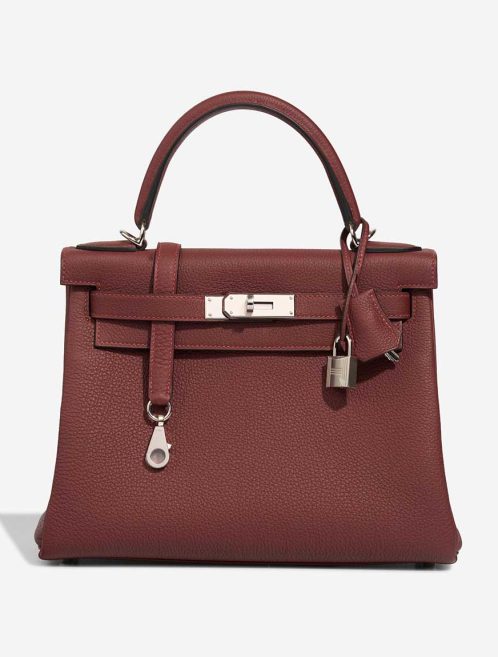 Hermès Kelly 28 Togo Rouge H Front | Sell your designer bag