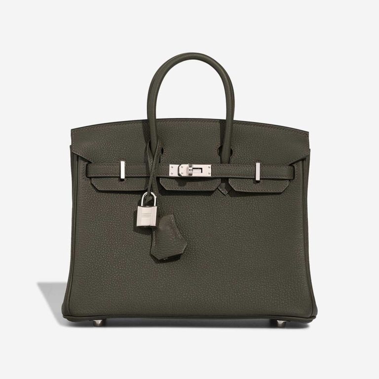 Hermès Birkin 25 Togo Vert de Gris Front | Sell your designer bag