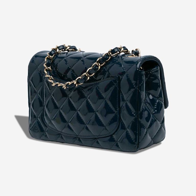 Chanel Timeless Mini Rectangular Patent Dark Blue | Sell your designer bag