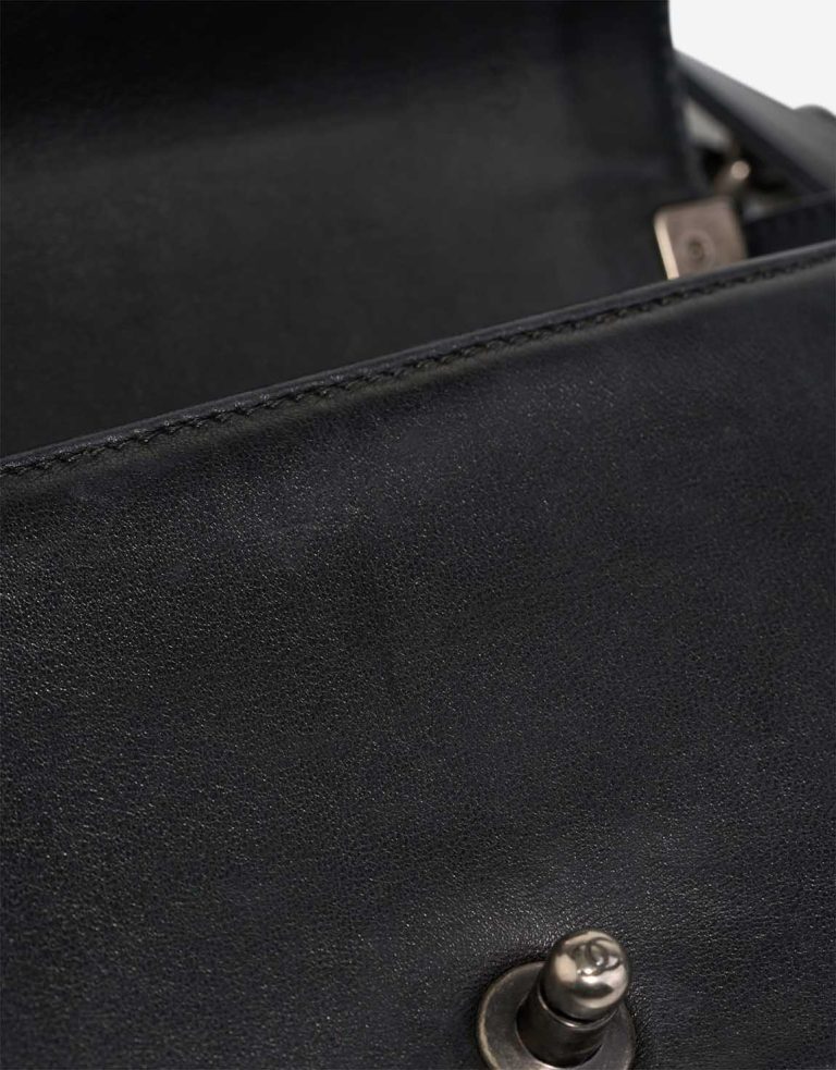 Chanel Boy Small Lamb Black Signs of wear | Sell your designer bag