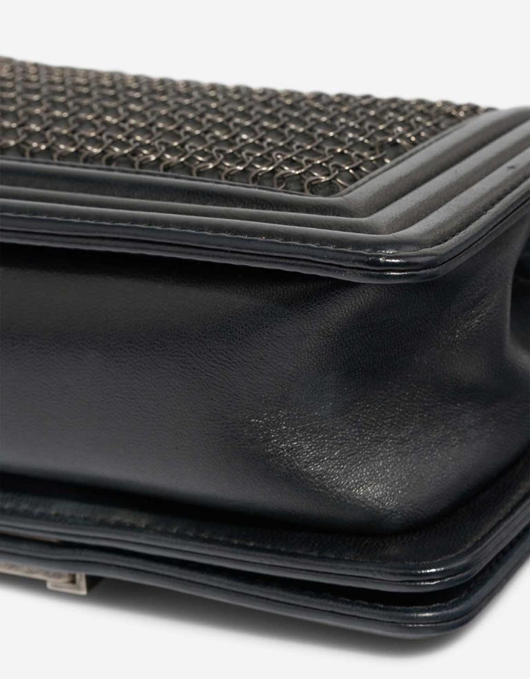 Chanel Boy Small Lamb Black Signs of wear | Sell your designer bag