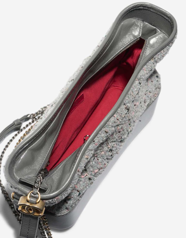 Chanel Gabrielle Medium Tweed Grey Inside | Sell your designer bag