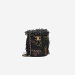 Chanel Bucket Bag Mini Denim Grey Front | Sell your designer bag