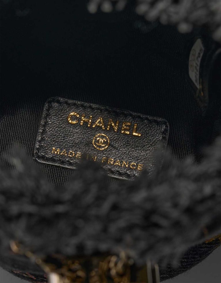 Chanel Bucket Bag Mini Denim Grey Logo | Sell your designer bag