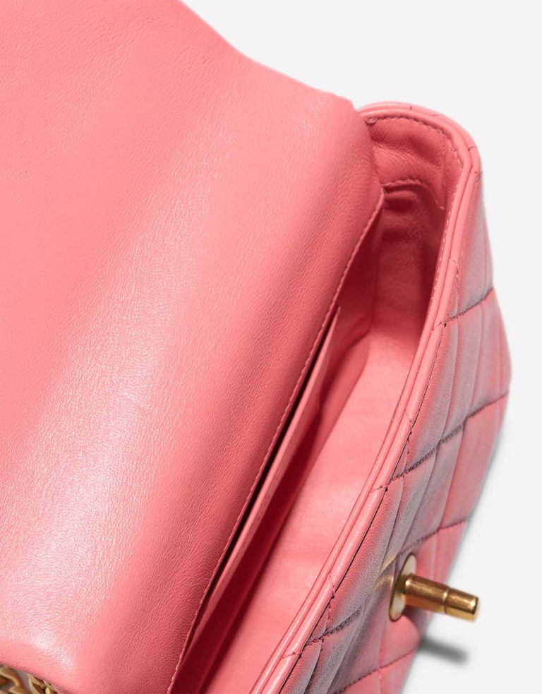 Chanel Timeless Mini Square Lamb Pink Inside | Sell your designer bag