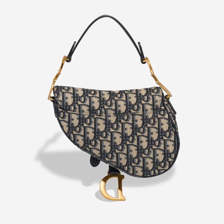 Dior Saddle Mini Oblique Jacquard Blue | Sell your designer bag