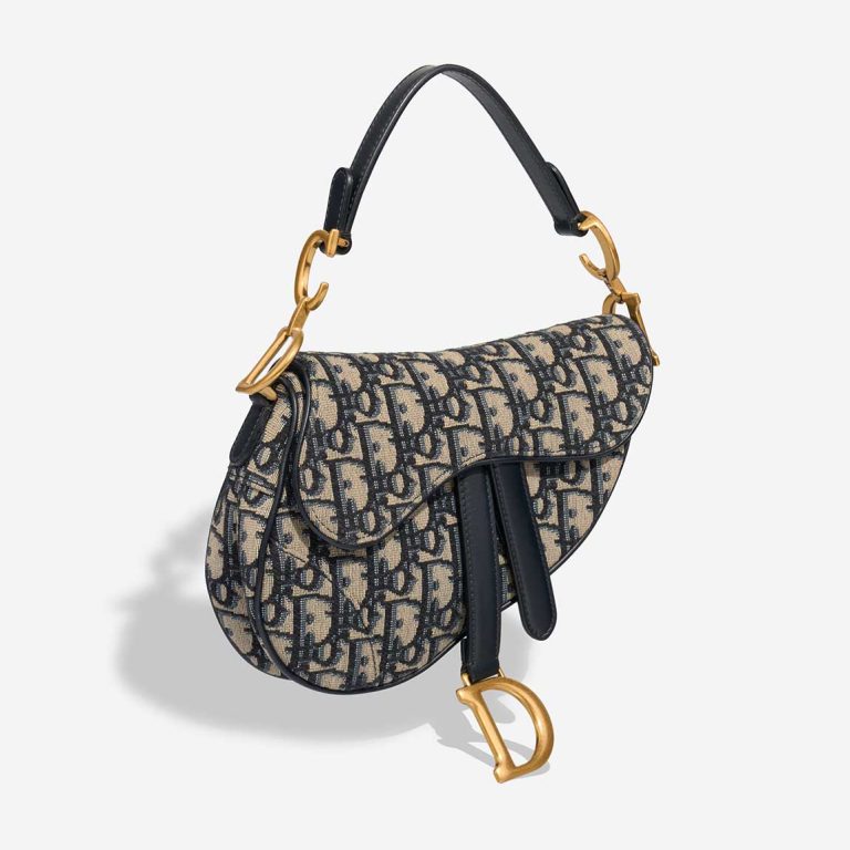Dior Saddle Mini Oblique Jacquard Blue | Sell your designer bag