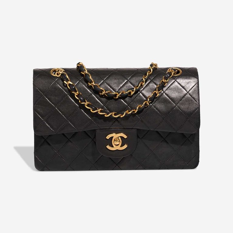 Chanel Timeless Small Lamb Black Front | Sell your designer bag