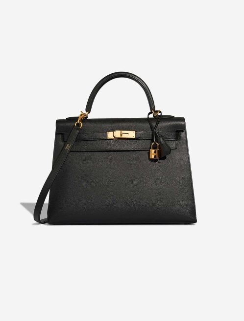 Hermès Kelly 32 Epsom Black Front | Sell your designer bag