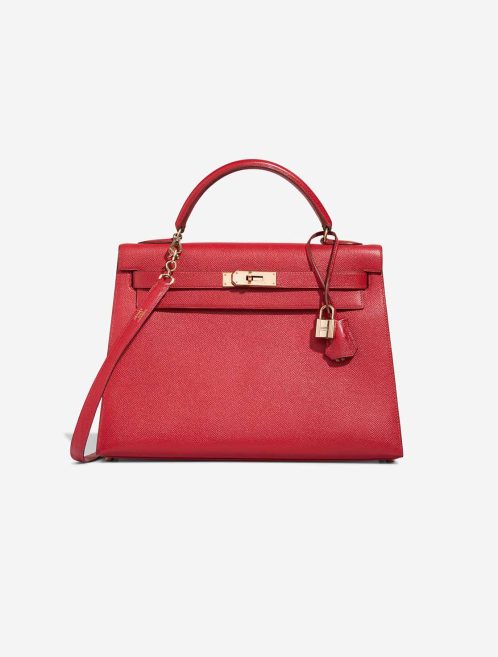 Hermès Kelly 32 Courchevel Rouge Casaque Front | Sell your designer bag