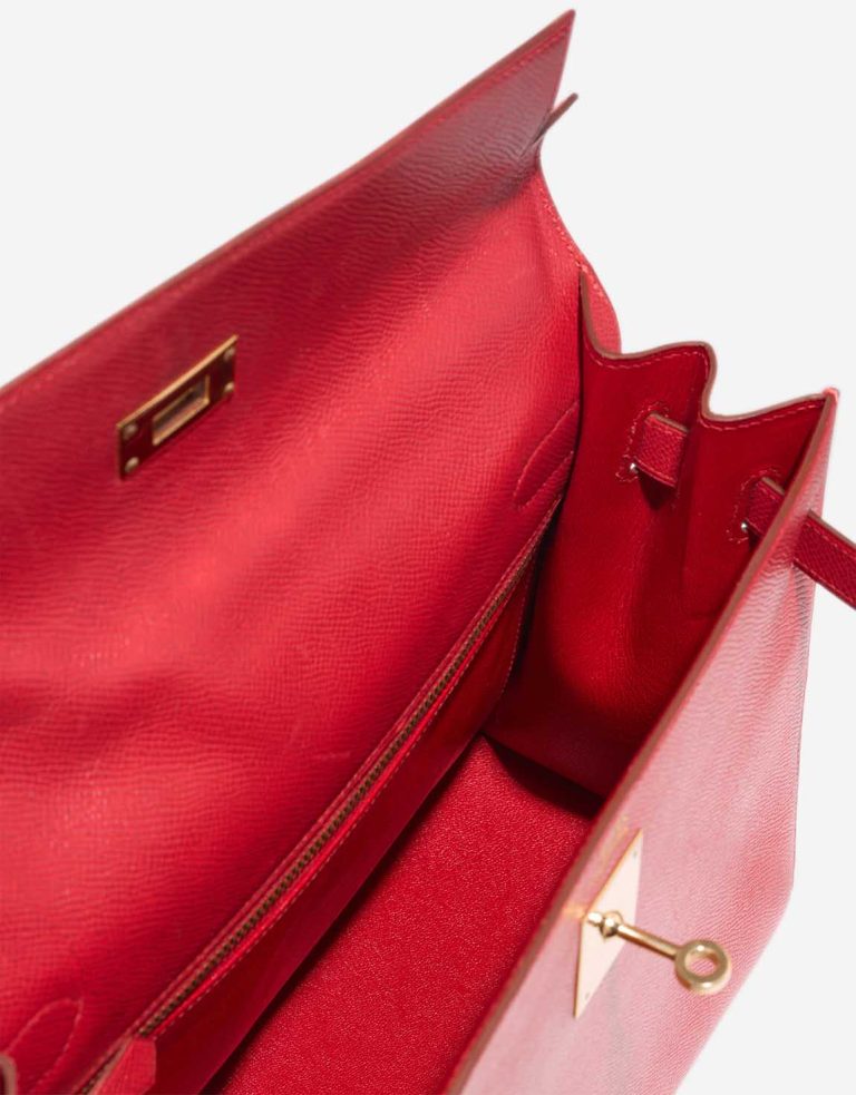 Hermès Kelly 32 Courchevel Rouge Casaque Inside | Sell your designer bag