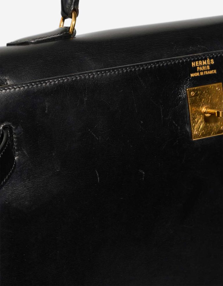 Hermès Kelly 35 Box Black Signs of wear | Sell your designer bag