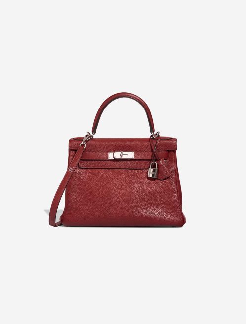 Hermès Kelly 28 Togo Rouge Grenat Front | Sell your designer bag