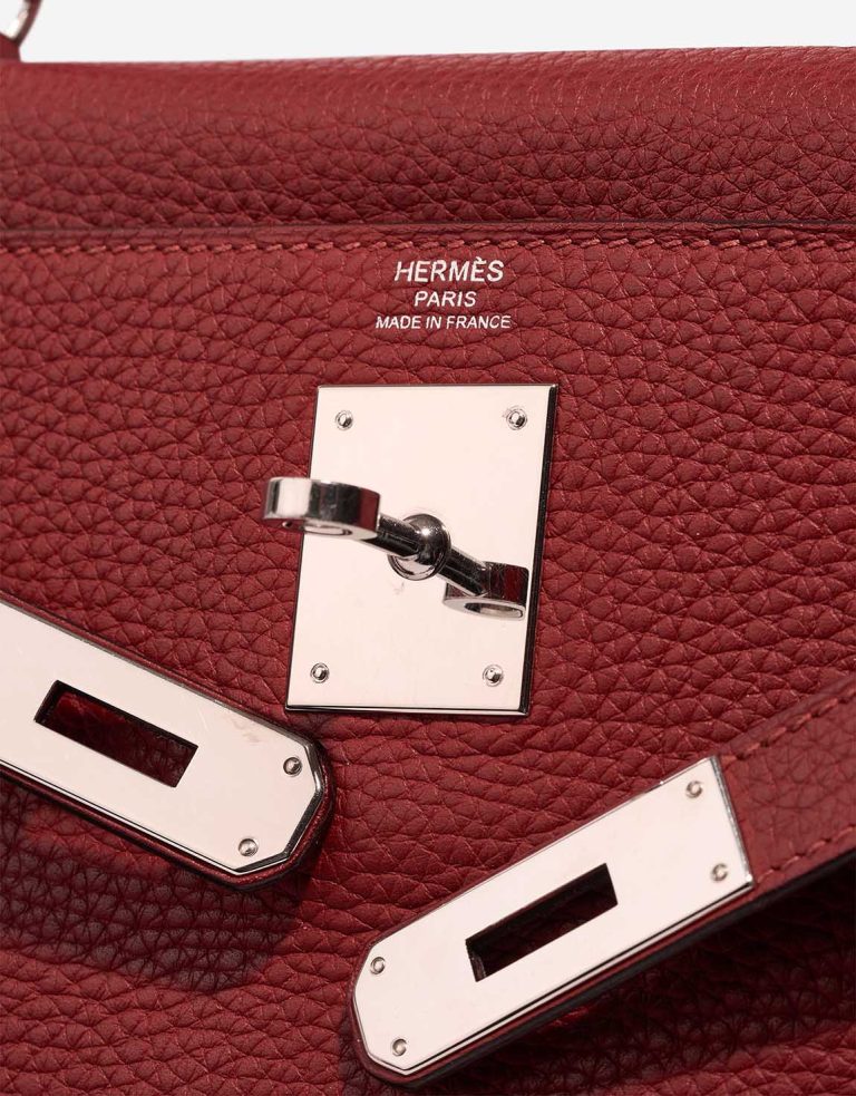 Hermès Kelly 28 Togo Rouge Grenat Logo | Sell your designer bag